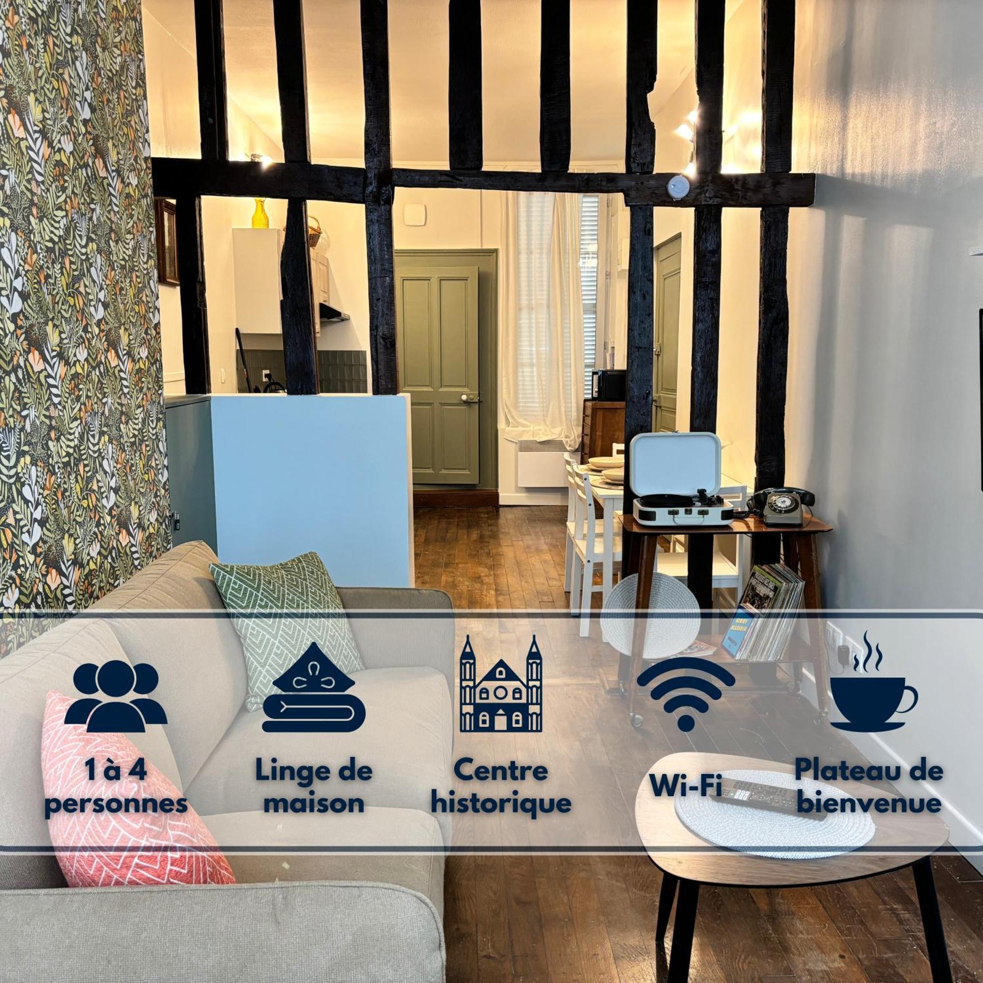 Cosy Vintage - Centre Ville Troyes Ngoại thất bức ảnh